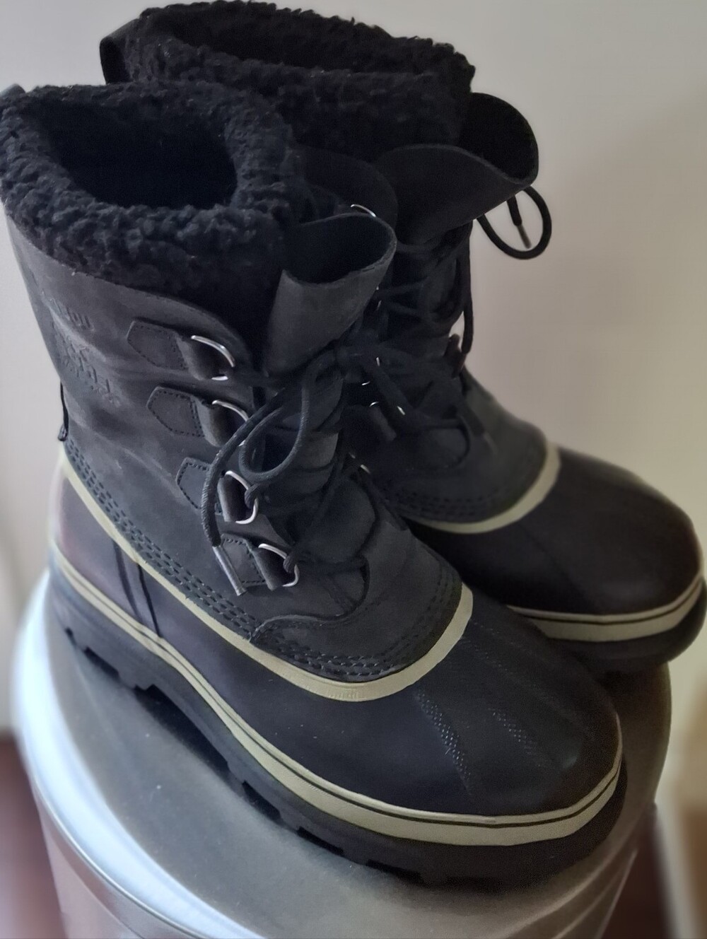 Sorel Caribou Winter Lace-Up Boots- No Box